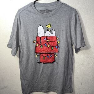 Kohl's "Snoopy" Mens' T-Shirt Size Small Gray